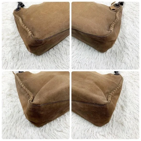 Gucci Tan Suede Hobo Bag - Picture 6 of 11
